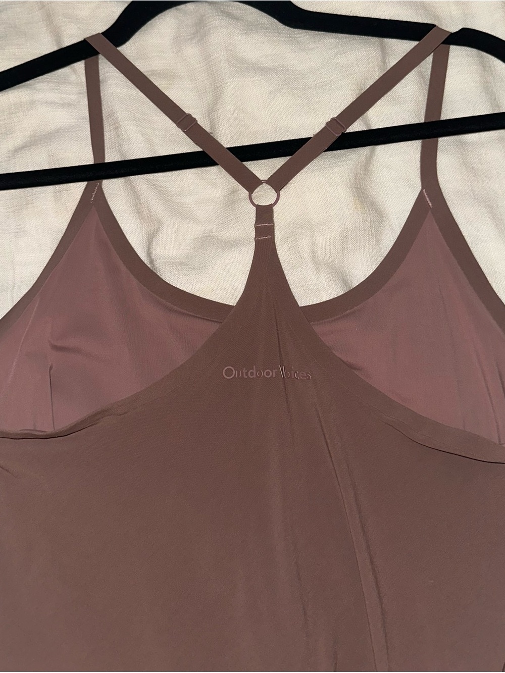 Outdoor Voices Exercise Dress in Taupe (Dusty Pink) - Picture 3 of 3